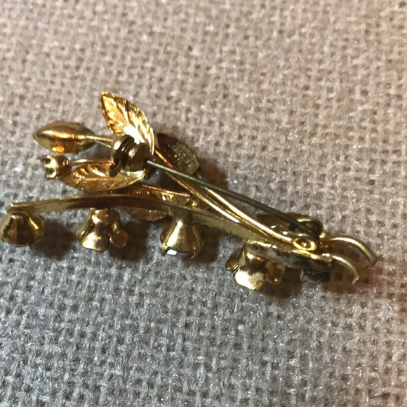 Austrian vintage Rhinestone Pin - Picture 5 of 12